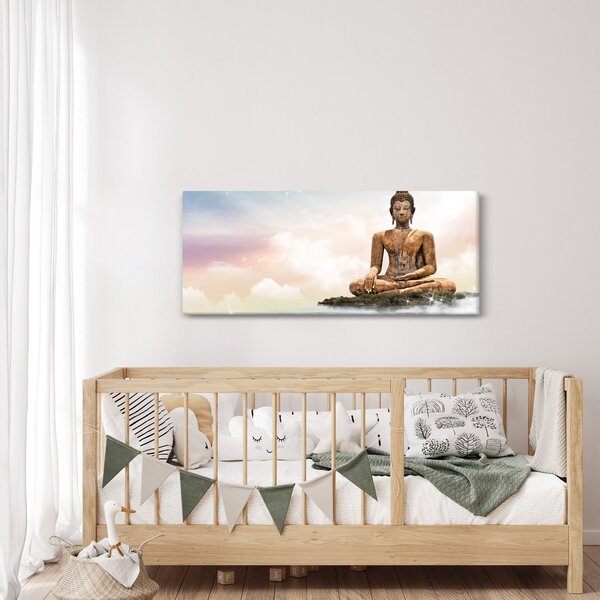 Kép - Buddha vigyáz a földre (120x50 cm)