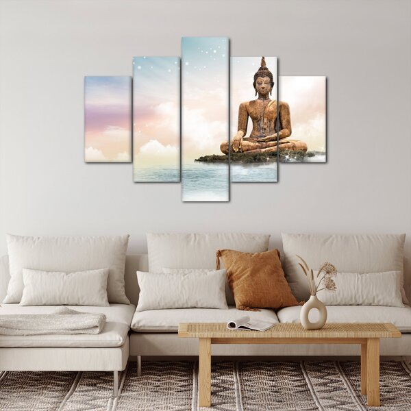 Kép - Buddha vigyáz a földre (150x105 cm)