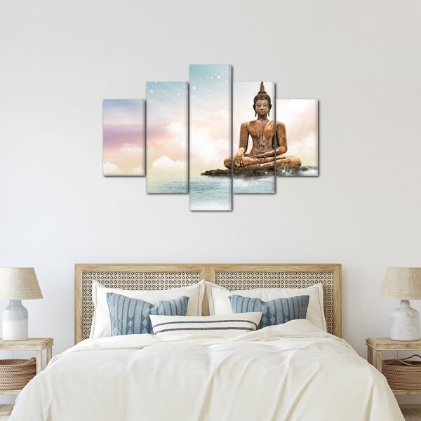 Kép - Buddha vigyáz a földre (150x105 cm)