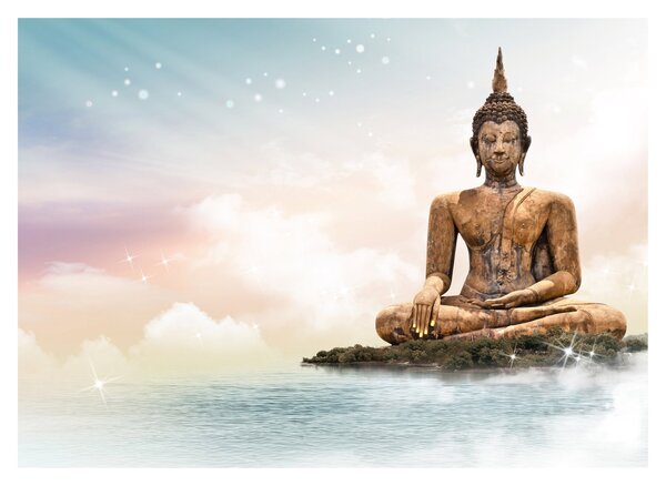 Kép - Buddha vigyáz a földre (70x50 cm)