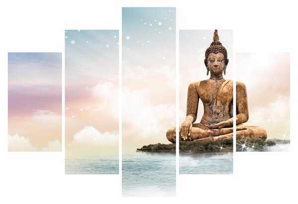 Kép - Buddha vigyáz a földre (150x105 cm)