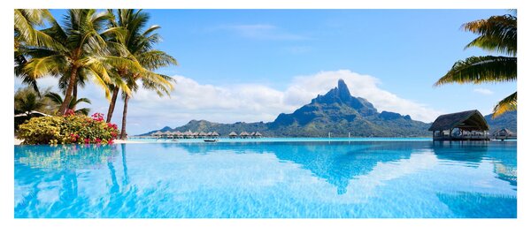 Kép - Bora-Bora, francia Polinézia (120x50 cm)