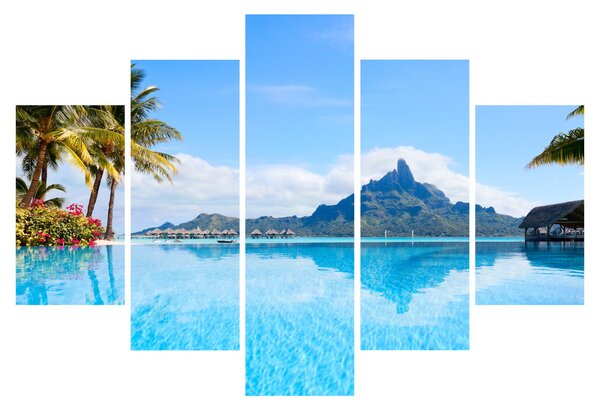 Kép - Bora-Bora, francia Polinézia (150x105 cm)
