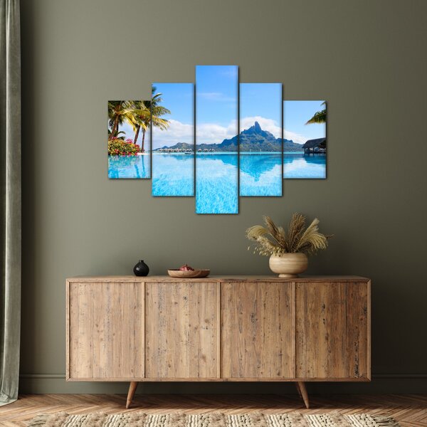 Kép - Bora-Bora, francia Polinézia (150x105 cm)