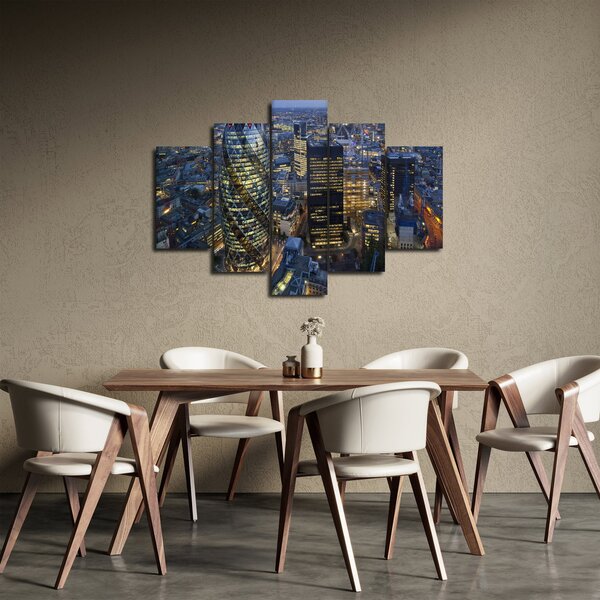 Kép - London esti panorámája (150x105 cm)