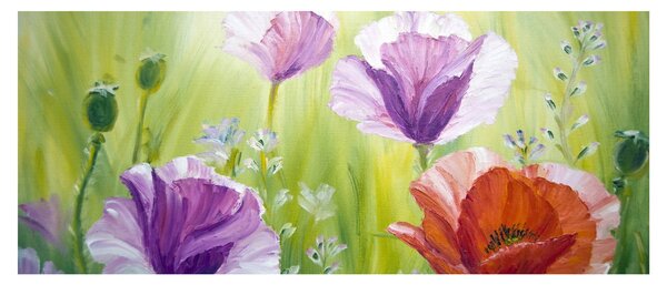 Kép - Pipacsok (120x50 cm)