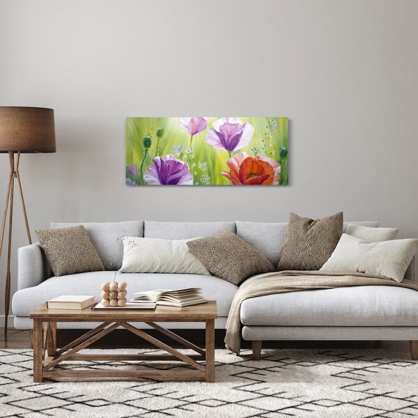 Kép - Pipacsok (120x50 cm)