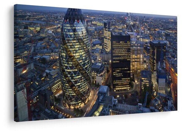 Kép - London esti panorámája (90x60 cm)