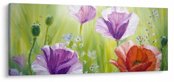 Kép - Pipacsok (120x50 cm)