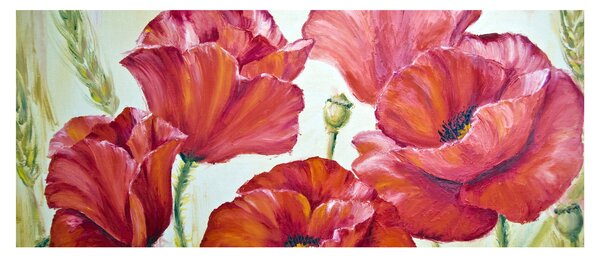 Kép - Pipacsvirágok (120x50 cm)