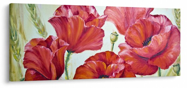 Kép - Pipacsvirágok (120x50 cm)