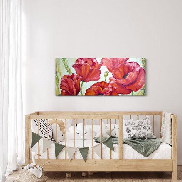 Kép - Pipacsvirágok (120x50 cm)