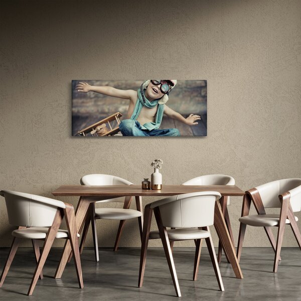 Kép - Fiatal pilóta (120x50 cm)