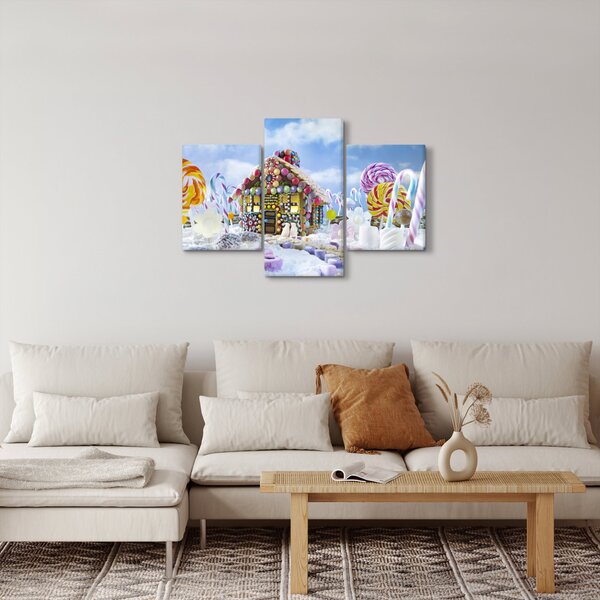 Kép - mézeskalács ház (90x60 cm)