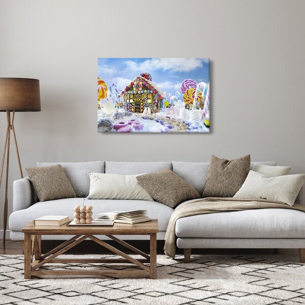 Kép - mézeskalács ház (90x60 cm)