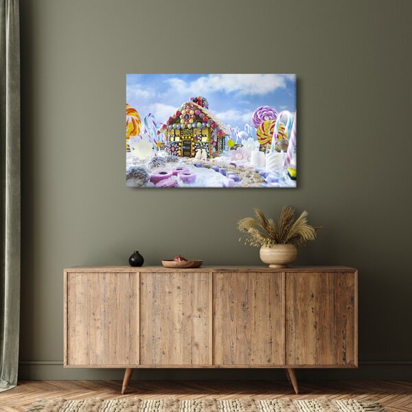 Kép - mézeskalács ház (90x60 cm)