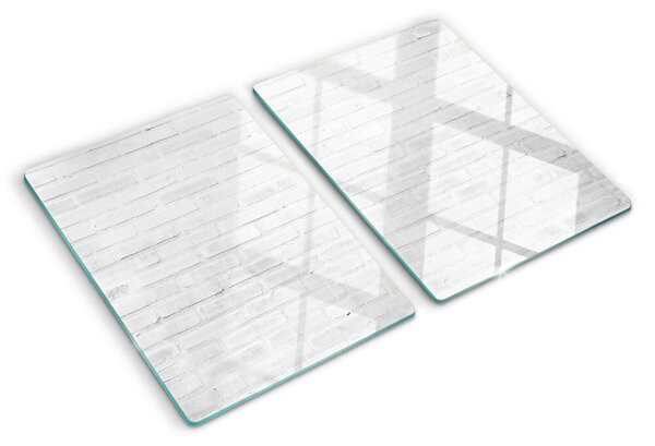 Üveg vágódeszka fényképpel Téglafal minimalista stílusban