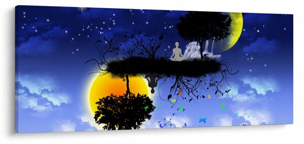 Kép - Az egyensúly tükröződése (120x50 cm)