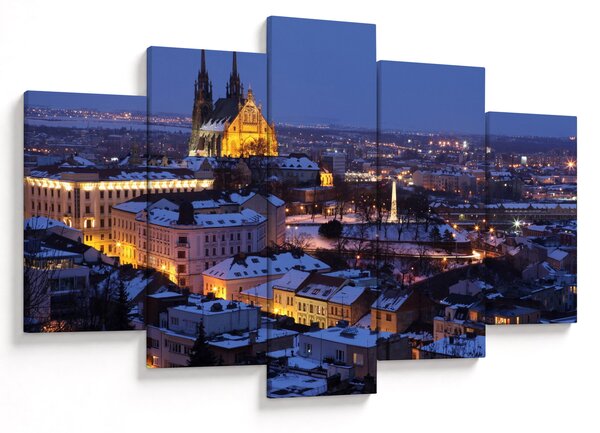 Kép - Cathedral of St. Péter és Pál, Brno, Csehország (150x105 cm)