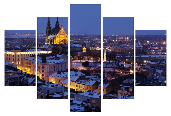 Kép - Cathedral of St. Péter és Pál, Brno, Csehország (150x105 cm)