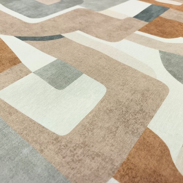 Prémium impregnált modern asztalterítő - RUNNY OCRE