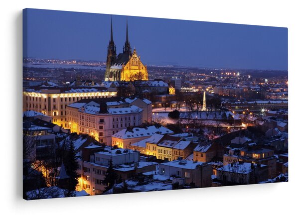 Kép - Cathedral of St. Péter és Pál, Brno, Csehország (90x60 cm)