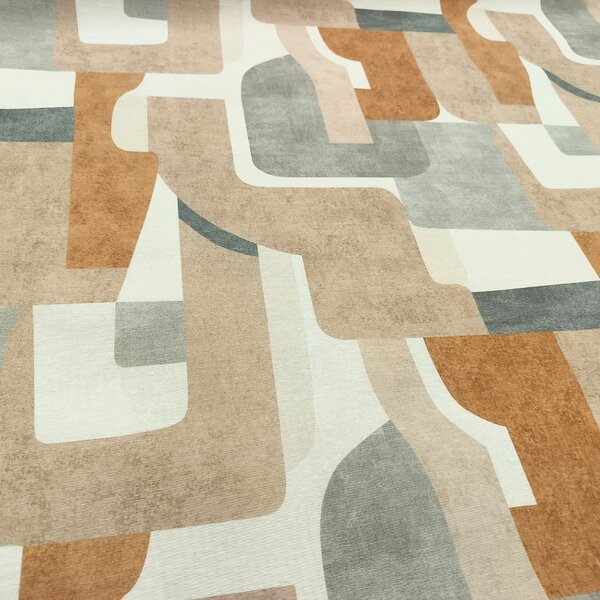 Prémium impregnált modern asztalterítő - RUNNY OCRE