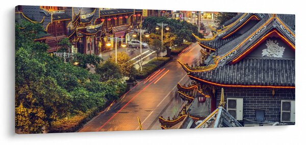 Kép - Qintai Road, Chengdu, Kína (120x50 cm)
