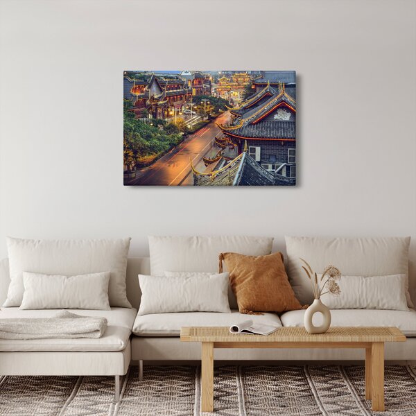 Kép - Qintai Road, Chengdu, Kína (90x60 cm)