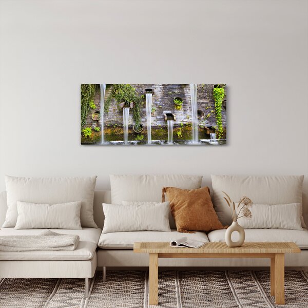 Kép - Kőfal, Hamburg, Németország (120x50 cm)