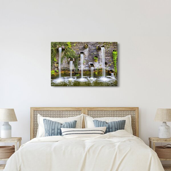 Kép - Kőfal, Hamburg, Németország (90x60 cm)
