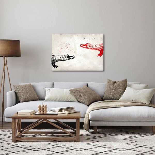 Kép - krokodilok (70x50 cm)