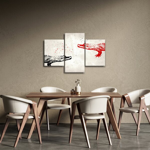 Kép - krokodilok (90x60 cm)