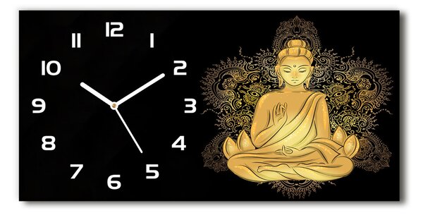 Vízszintes üvegóra Ülő buddha