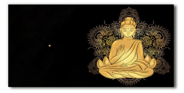 Vízszintes üvegóra Ülő buddha