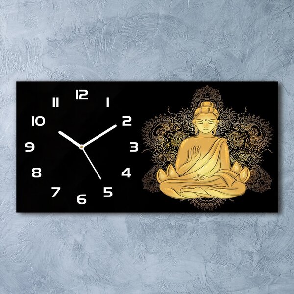 Vízszintes üvegóra Ülő buddha