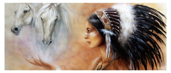 Kép - Indiánok varázslata (120x50 cm)