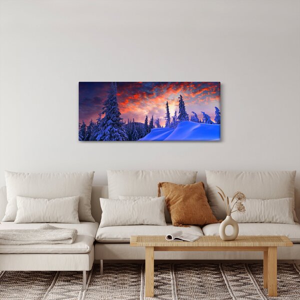 Kép - Téli szürkület (120x50 cm)