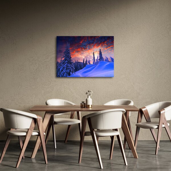 Kép - Téli szürkület (70x50 cm)