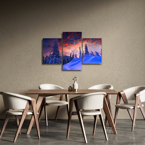 Kép - Téli szürkület (90x60 cm)