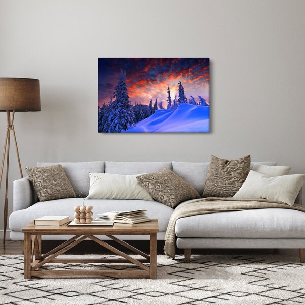Kép - Téli szürkület (90x60 cm)
