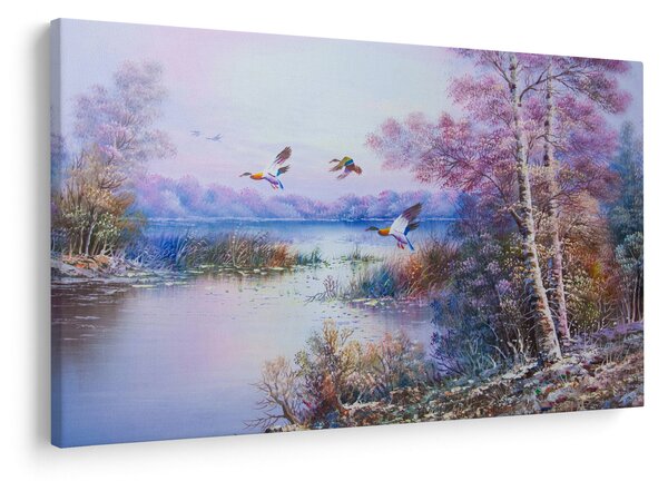 Kép - ősz jön, olajfestmény (90x60 cm)
