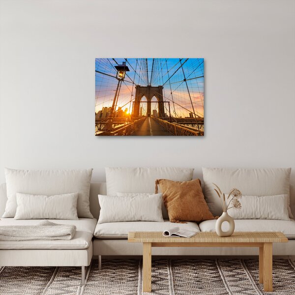 Kép - Brooklyn, híd, Manhattan, New York (70x50 cm)
