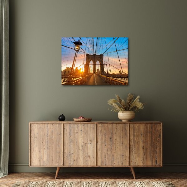 Kép - Brooklyn, híd, Manhattan, New York (70x50 cm)
