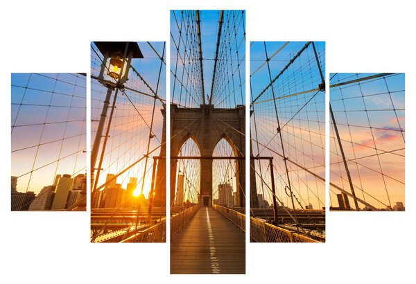 Kép - Brooklyn, híd, Manhattan, New York (150x105 cm)