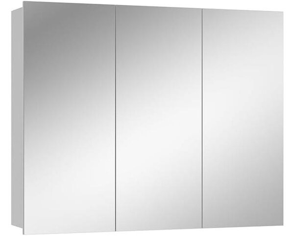 Vicco Sola fehér tükrös fürdőszobai szekrény – 100 × 79,8 × 16,9 cm