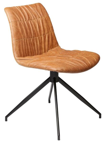 Dazz design szék, barna textilbőr, KIFUTÓ!