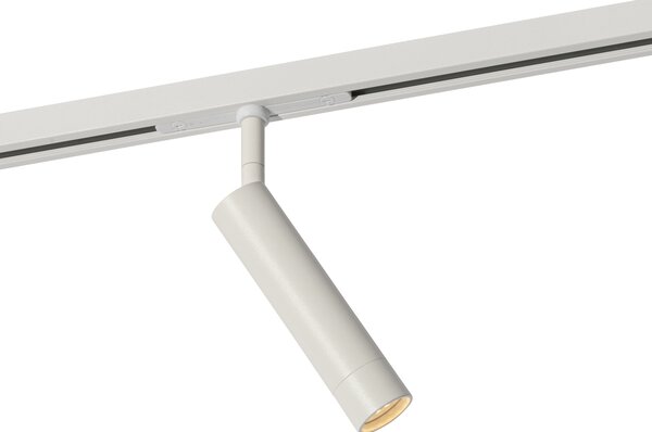 Modern fehér spotlámpa 1 fázisú sínrendszerhez - Slimline Uzzy