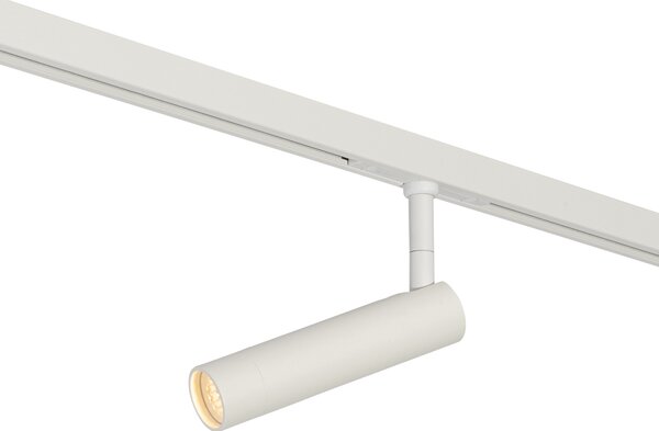 Modern fehér spotlámpa 1 fázisú sínrendszerhez - Slimline Uzzy