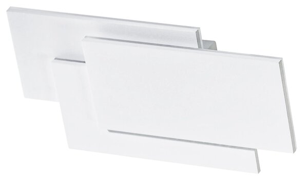 LED fali lámpa Clover négyzet fehér